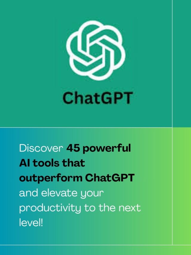25 AI Tools Outperforming ChatGPT
