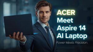 Aspire 14 AI Laptop.