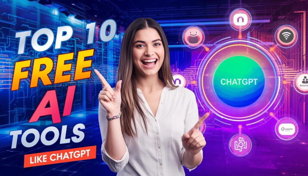 Top 10 Free AI Tools Like ChatGPT