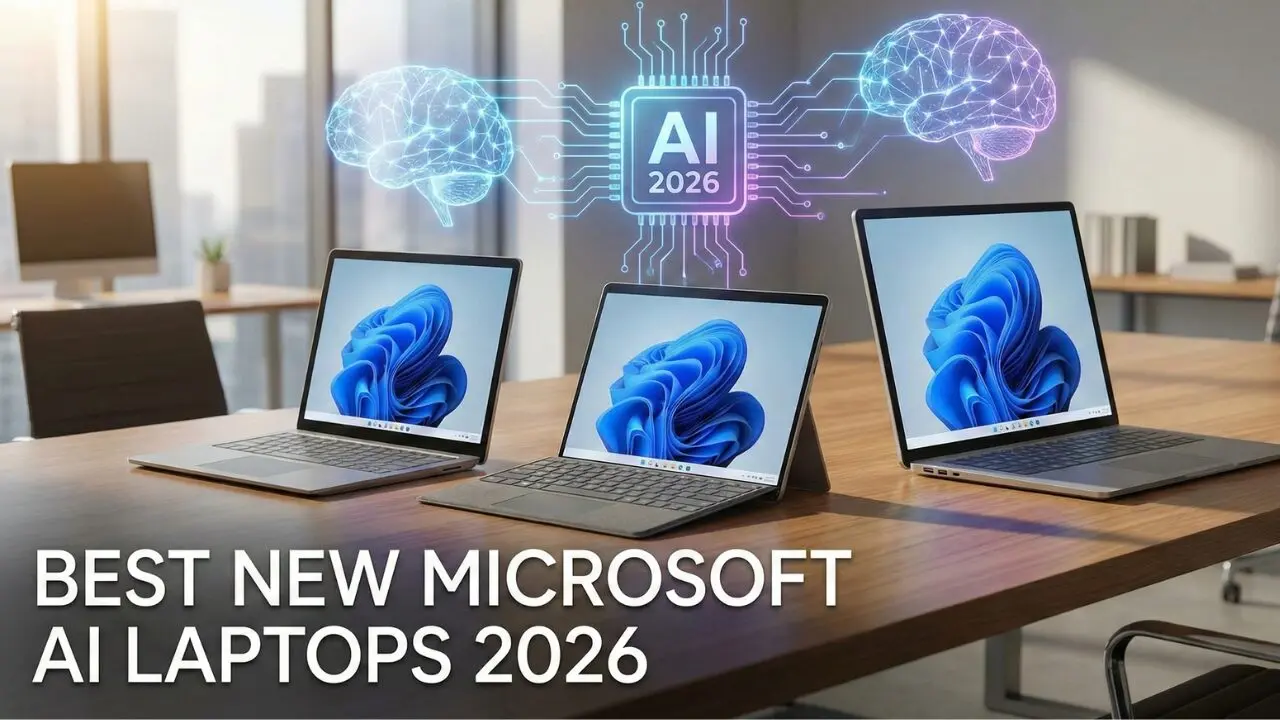 The best new Microsoft laptops with AI in 2026