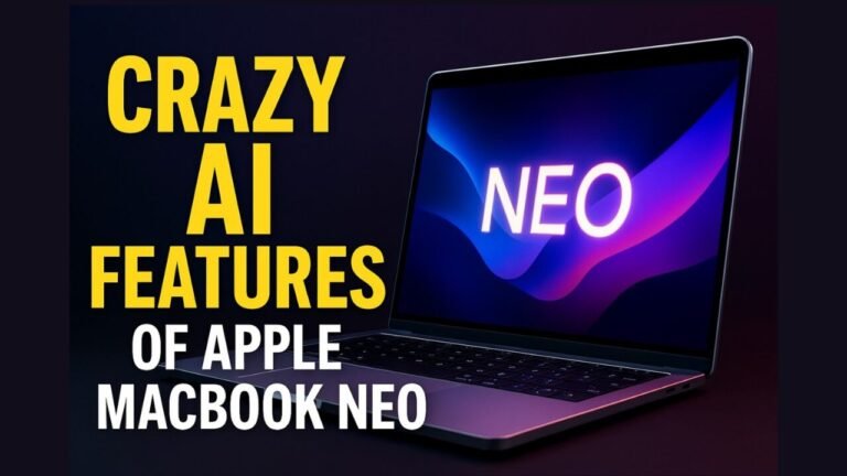 Unbelievable AI Features of Apple MacBook Neo