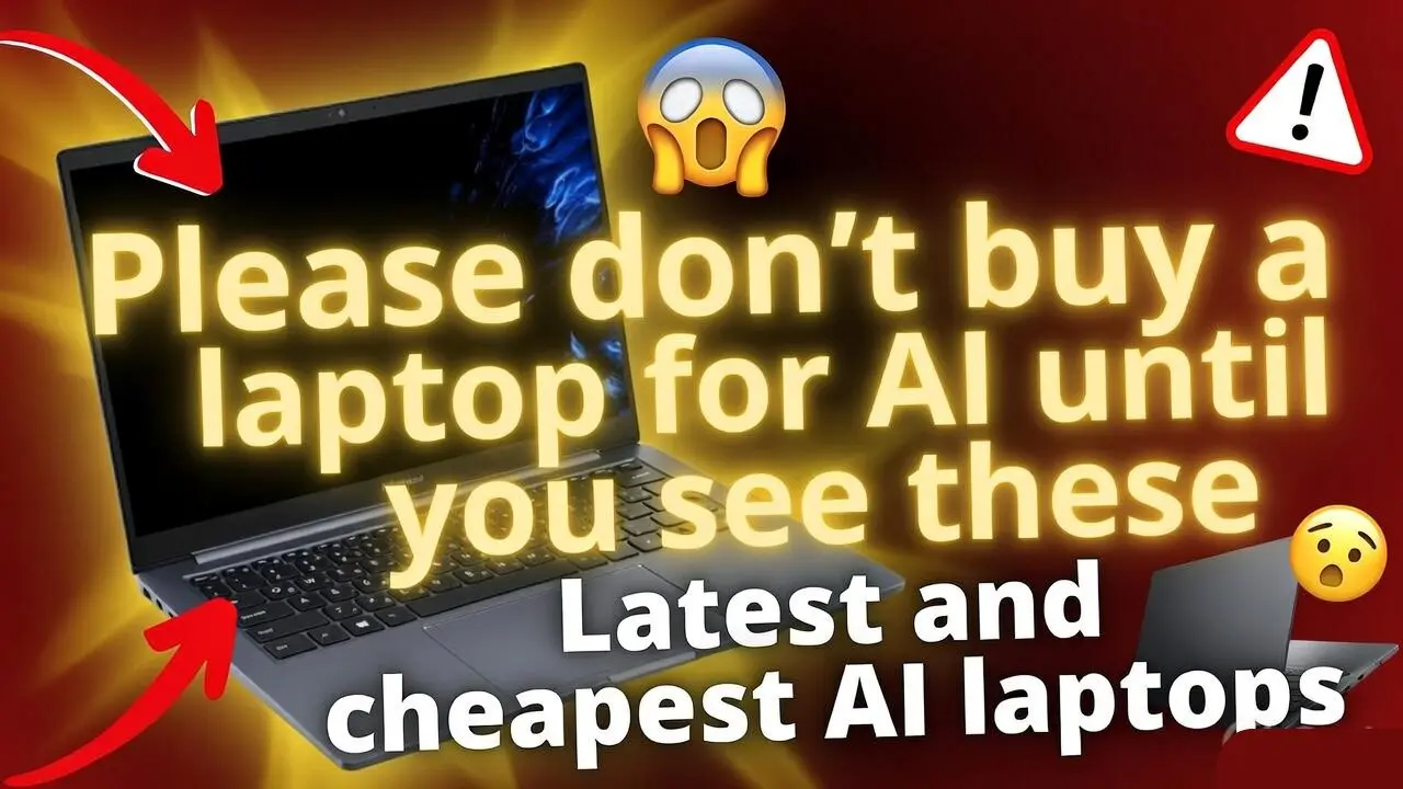 Please don’t buy a laptop for AI until you see these Latest and cheapest AI laptops
