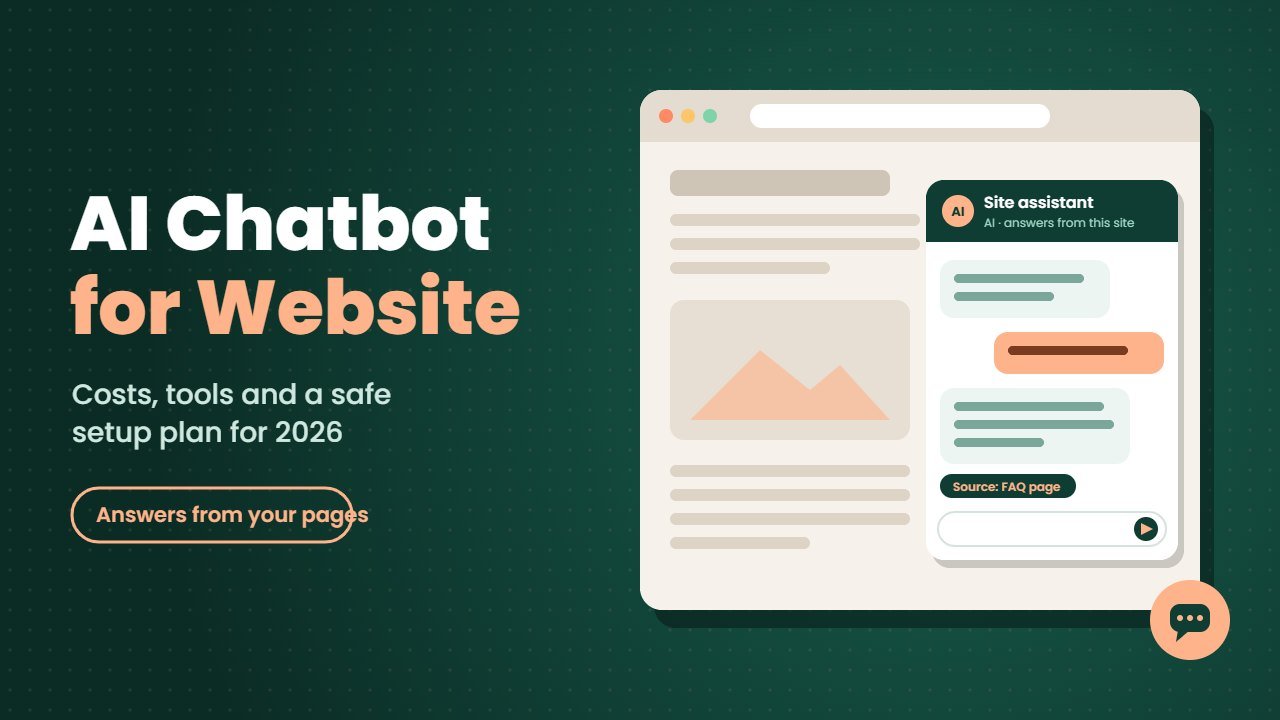 AI Chatbot for Website: Costs, Best Tools and How to Add One the Right Way (2026)