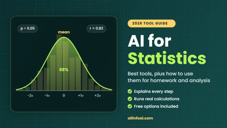 AI for Statistics: Best Tools and How to Use Them for Homework and Analysis (2026)