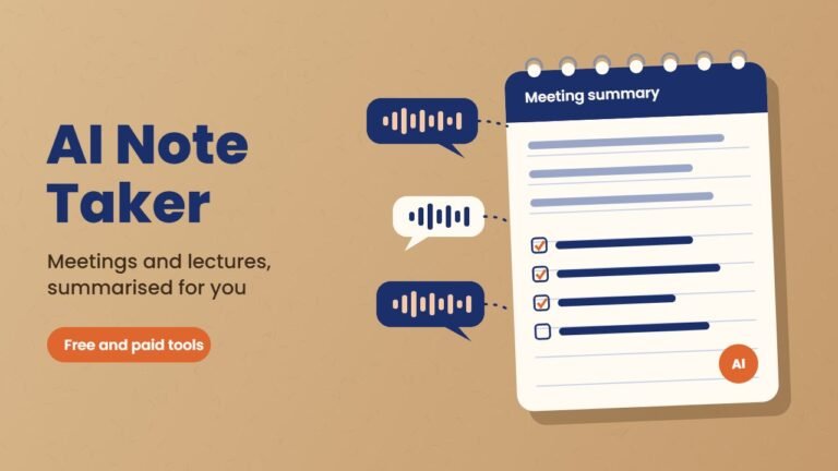 AI Note Taker: 9 Best Tools for Meetings and Lectures (Free and Paid, 2026)