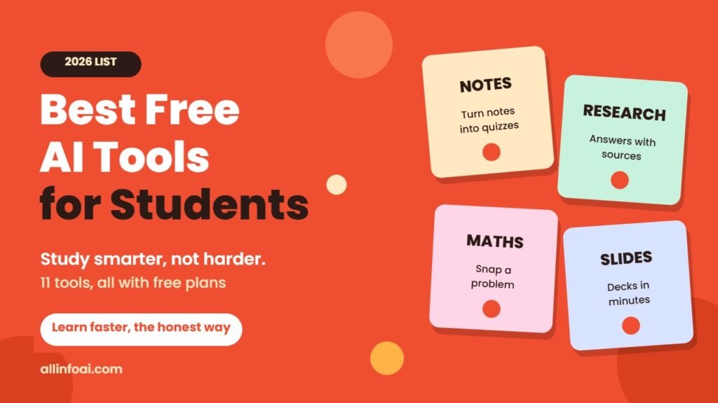 11 Best Free AI Tools for Students in 2026 (and How to Use Them Without Cheating)