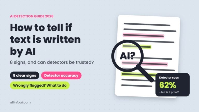 How to Tell If Text Is AI Generated: 8 Signs and Can AI Detectors Be Trusted?