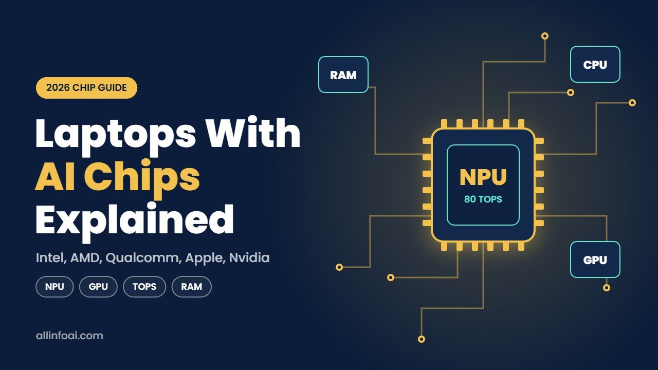 Laptops With AI Chips in 2026: Intel, AMD, Qualcomm, Apple and Nvidia Explained