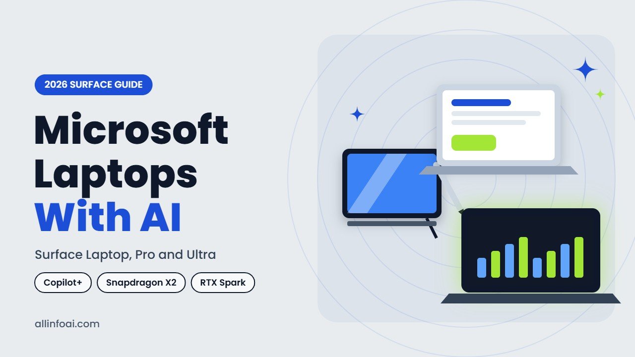 Microsoft Laptops With AI in 2026: Surface Laptop 8, Surface Pro 12 and Surface Laptop Ultra