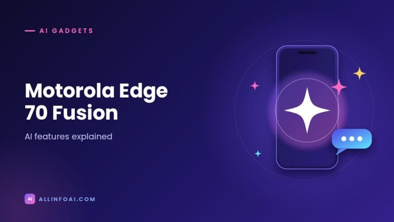 AI Features in Motorola Edge 70 Fusion