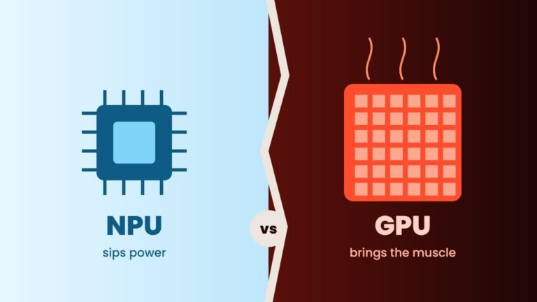 NPU vs GPU: What Is an NPU and Which Chip Runs AI Better on a Laptop?